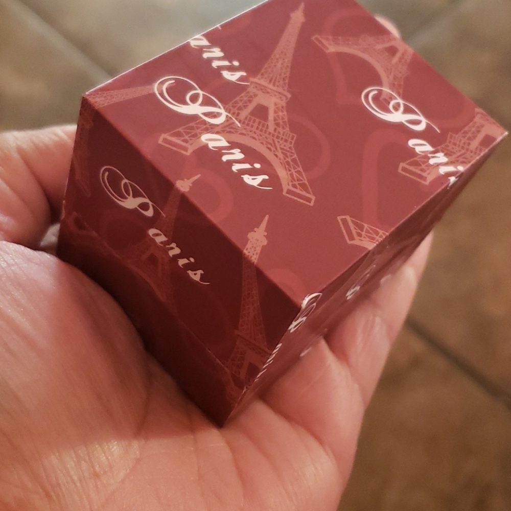 Ring 18kt white gold plated brass size 7 - Picture 8 of 10